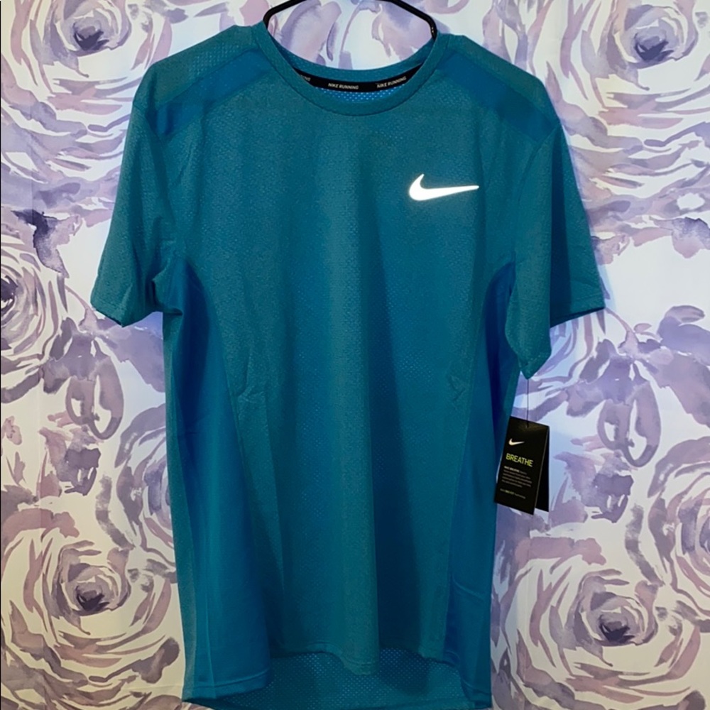Nike dri fit blue tee